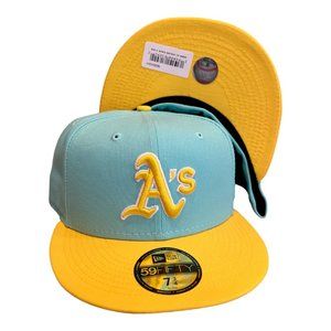 New Era Oakland Athletics A's Icon Color Pack 59FIFTY Fitted Hat Cap